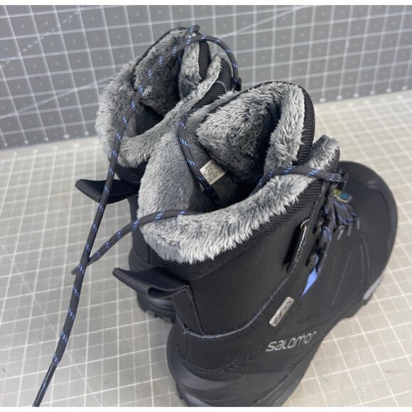 Salomon Toundra Pro CSWP Women's Waterproof Winter Boots Black Size 7.5 US - Picture 4 of 9